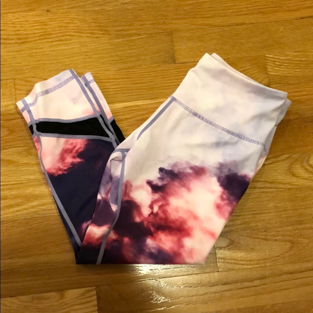 Just live tie dye cropped leggings